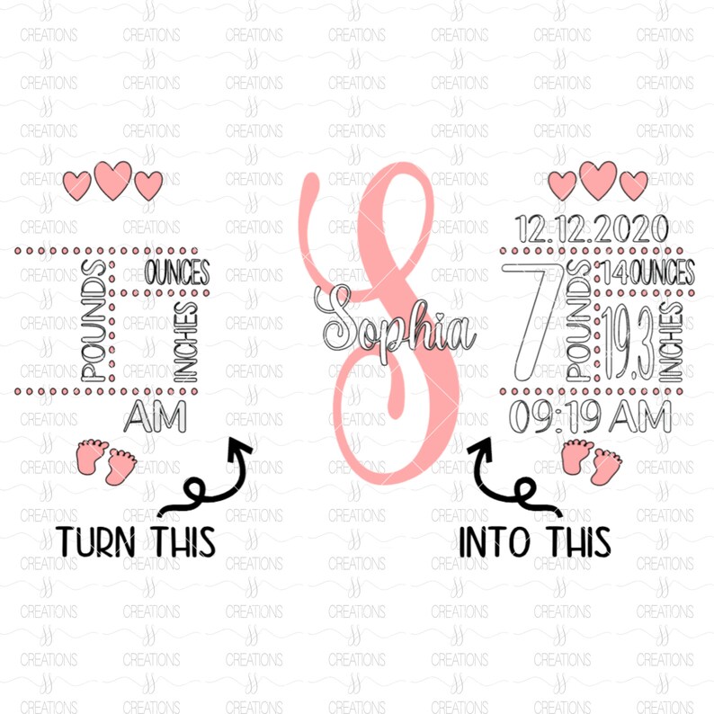 Free Free 220 Birth Stat Elephant Template Svg SVG PNG EPS DXF File