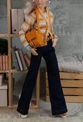 Cardigan, shirt, pants , belt and bag for female regular 11 inch 30 cm dolls product logo