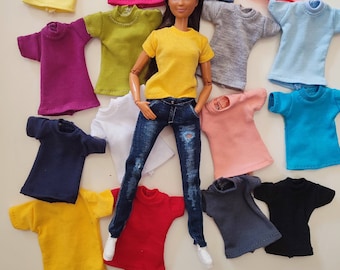 BASIC Mikilly t-shirt for  female30cm doll , 11.5 inch dolls