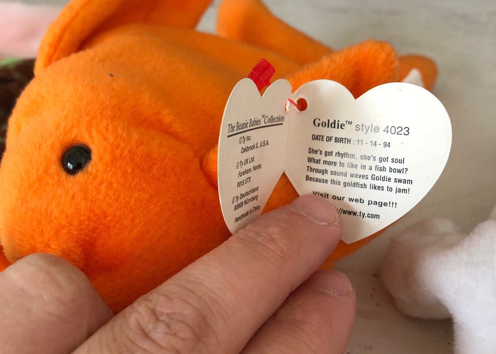 Original 1st Generation Beanie Babies Speedy Goldie Etsy