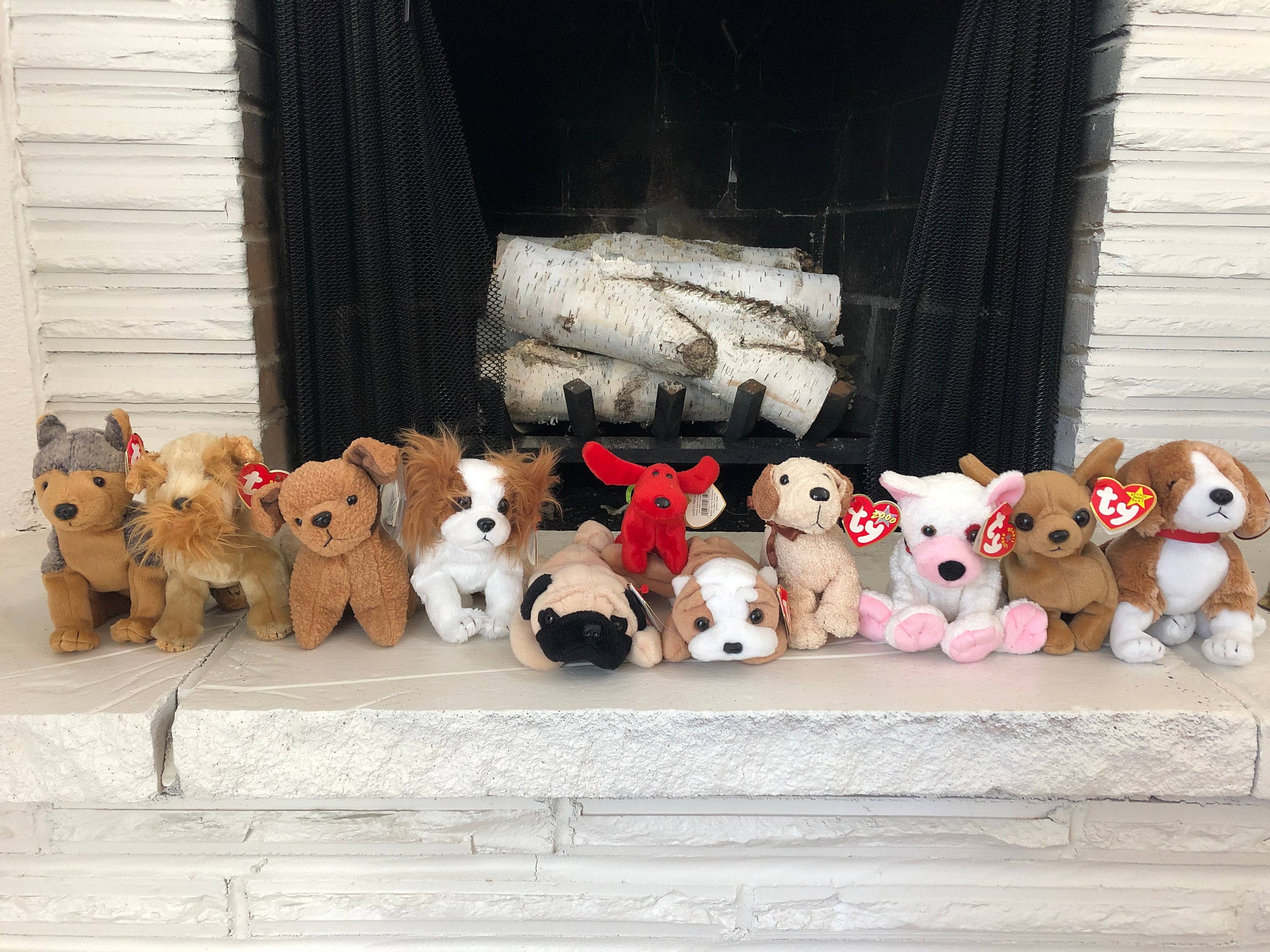 Original TY Beanie Babies 11Piece Dog Collection Etsy