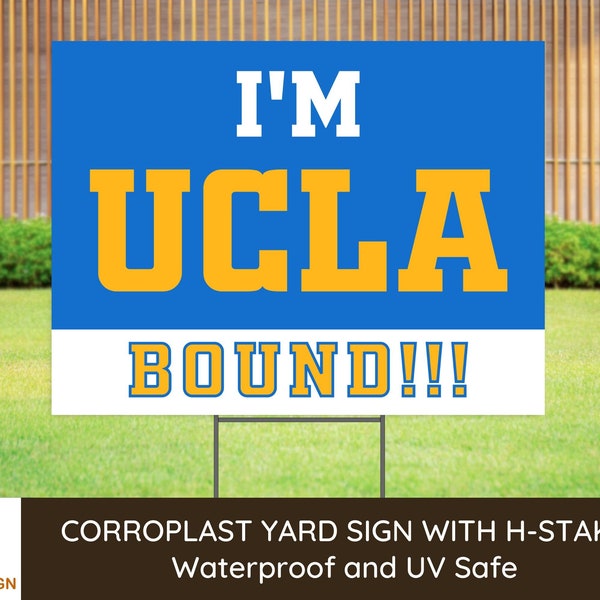 College Bound Yard Signs - Etsy