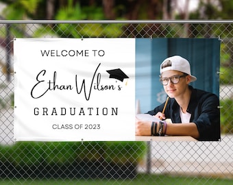 Welcome to Graduation Party Banner Personalized Graduation Gift for Her Graduation Decorations Class of 2026 High School Graduation College