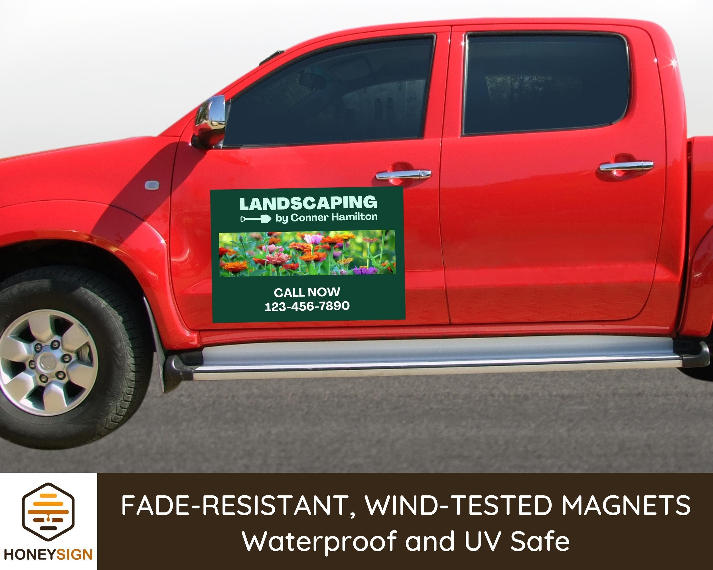 Custom Car Full Color Print Vehicle Signs Custom Etsy