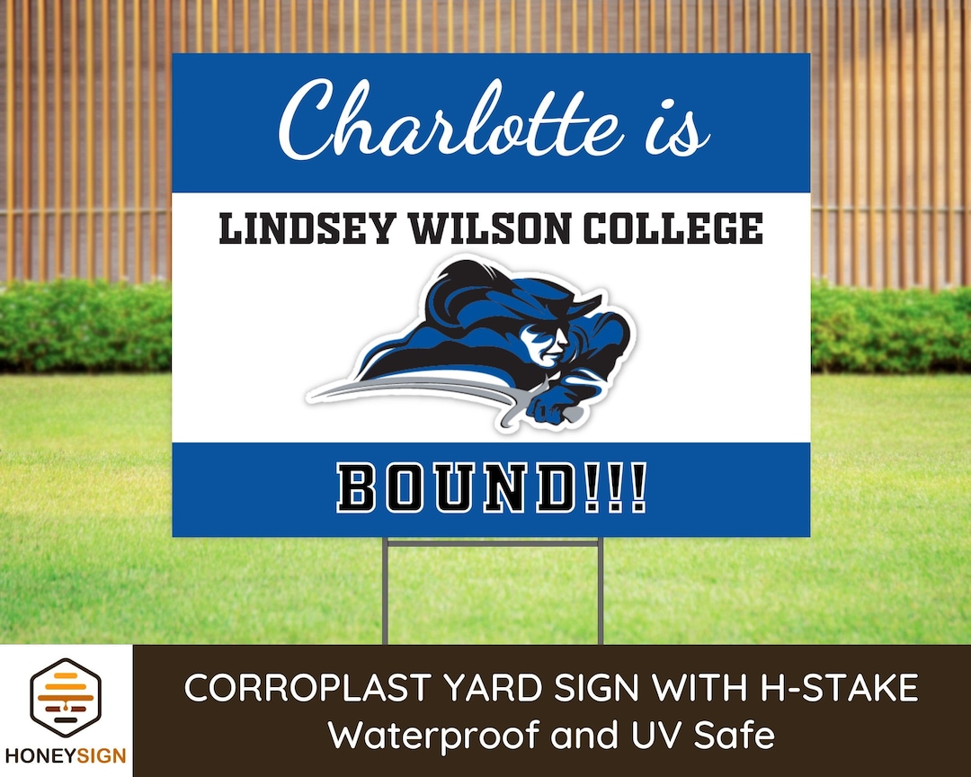 Personalized College Bound Yard Sign College Bound Gift Etsy