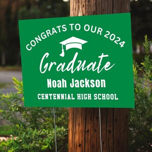 Graduation Yard Sign Class of 2025 Sign Personalized College Graduation Signs Custom Lawn Decoration Graduation Party High School Graduation