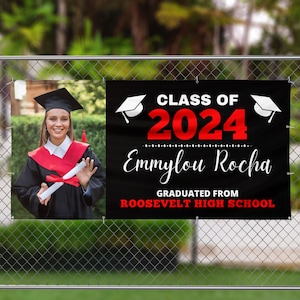 Graduation Banner 2025 Personalized Graduation Gift Graduation Decorations 2025 Sign for High School College or University Graduation Party