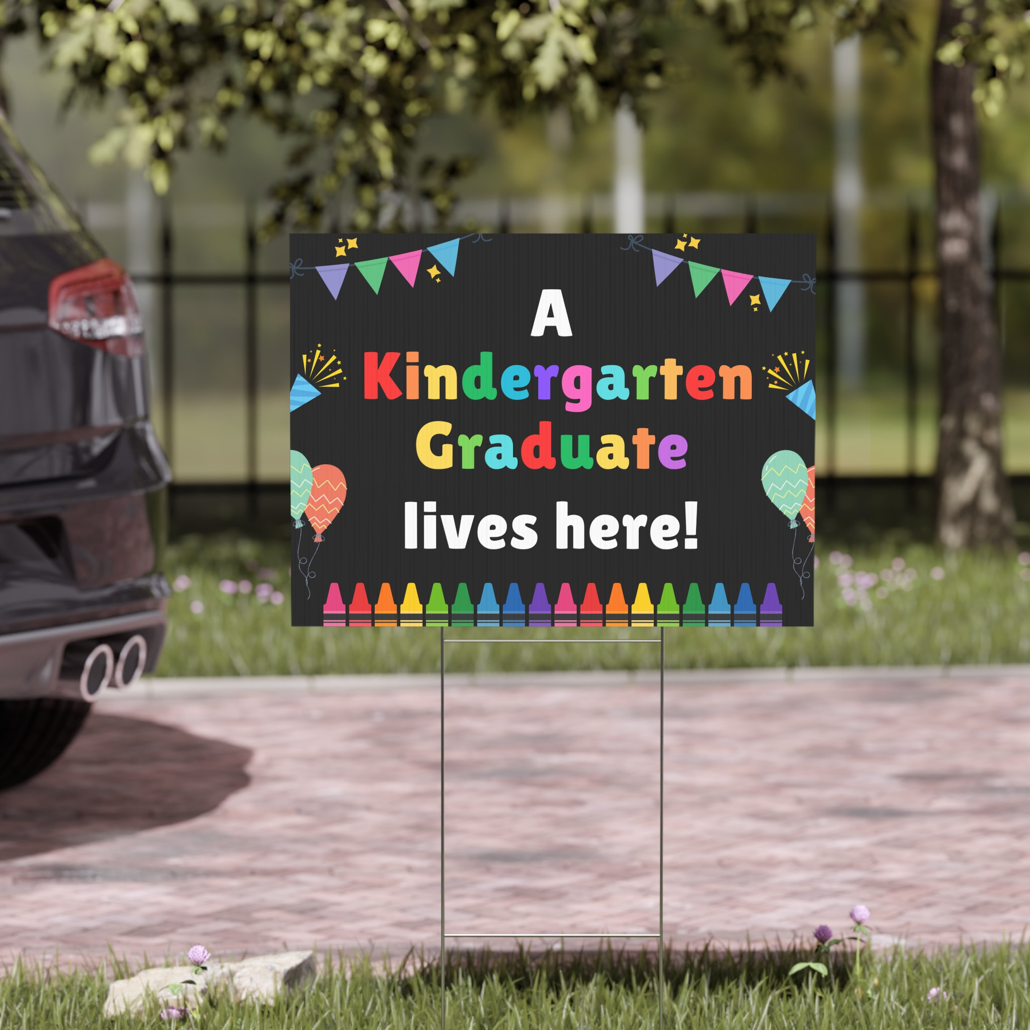 Kinder Graduation Sign Kindergarten Graduation Sign, Last Day of School, Kindergarten Sign ...