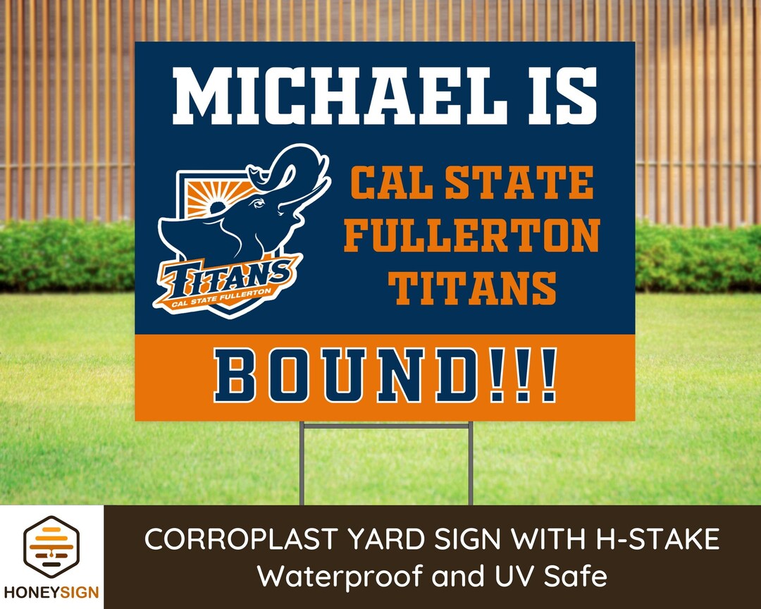 College Bound Yard Sign Senior Graduation Sign College Bound Gift ...