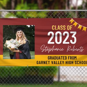 Graduation Banner, Graduate Vinyl Banner, Graduation Party Decorations, Graduation Decorations 2025, High School, College Grad Banner