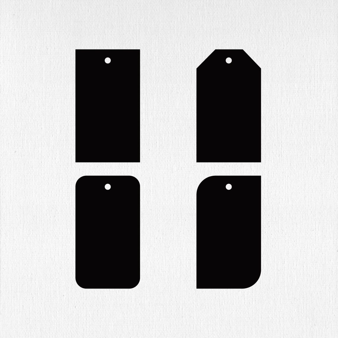 Rectangle Tag Svg Bundle Tag Template Label Svg Tags Cut Etsy