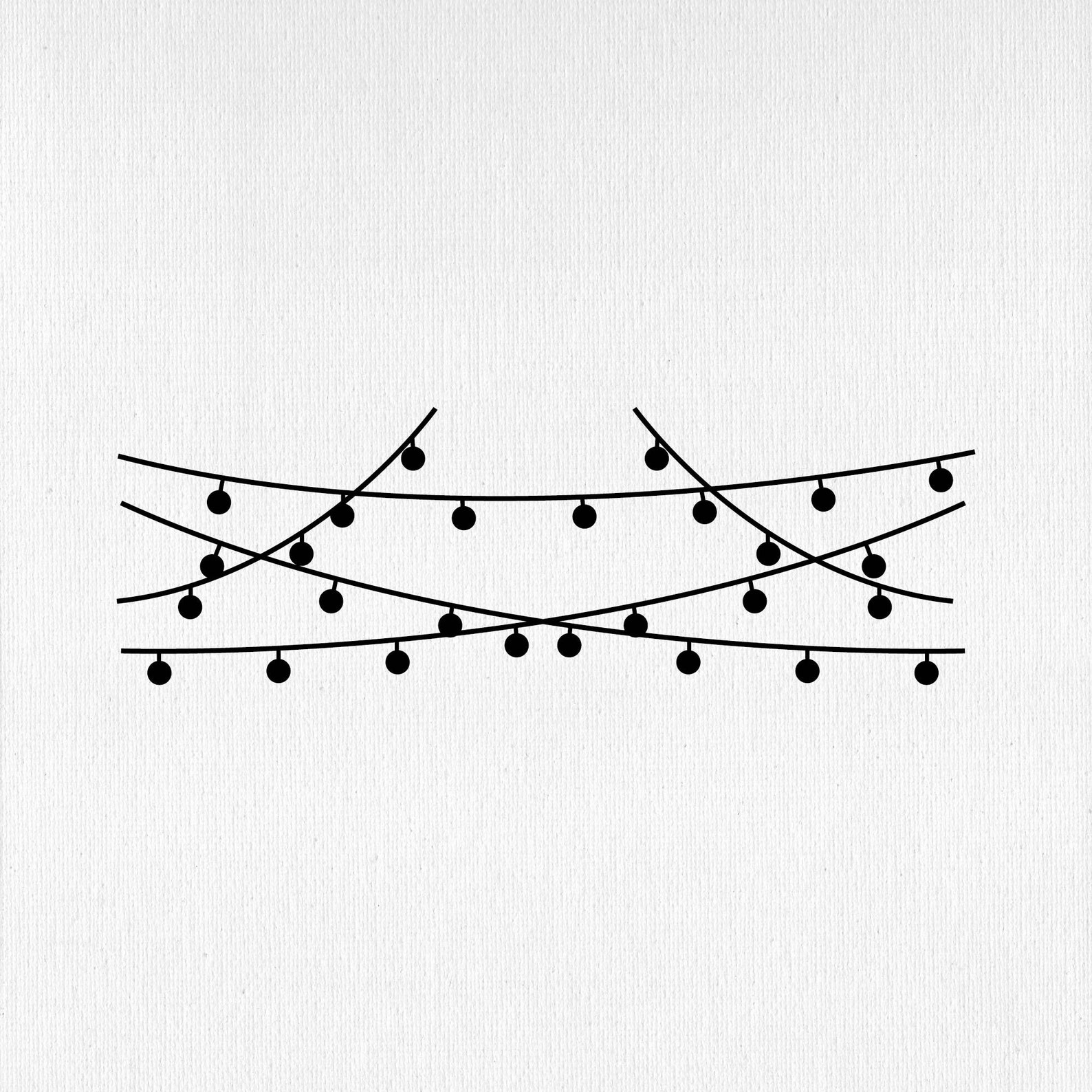 Christmas Lights Svg String Lights Garland Banner Lights  Etsy