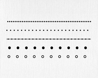 Dotted Line Svg, Basic Lines svg, Dot Underline Bundle