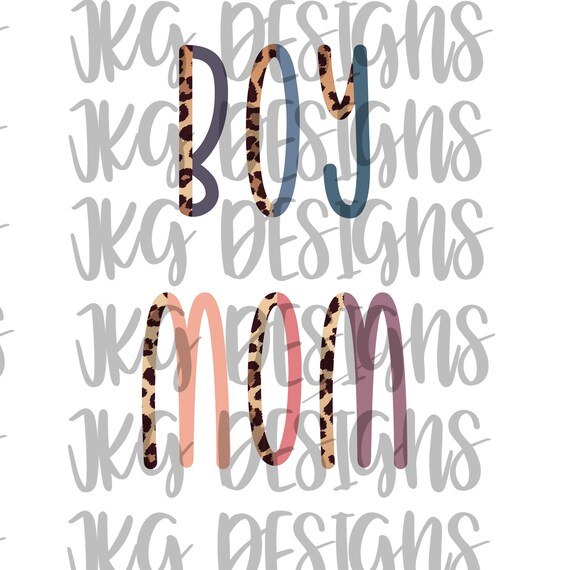 Digital Download Hand Drawn Doodle Letters PNG Mothers Day PNG Best Boy mom png Boy Mom Sublimation Design Leopard Sublimation Design