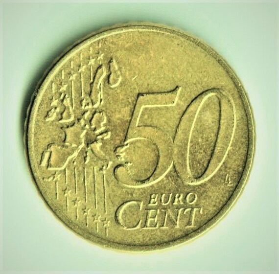 50 Euro Cent Coin 02 A From Germany Etsy