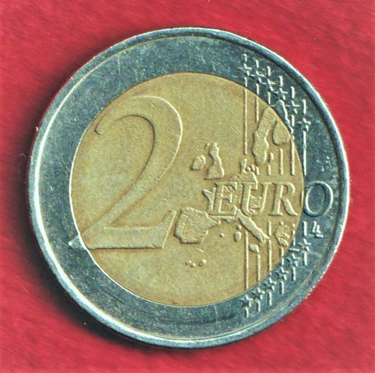 Pièce De 2 Euro 2002 Aigle Frapper F Très Rare
