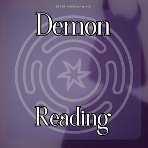Lectura del demonio (¿Tienes un demonio guardián?) LEA LA DESCRIPCIÓN CUIDADOSAMENTE