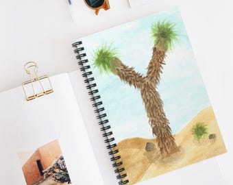 Desert Joshua Tree Spiral Notebook