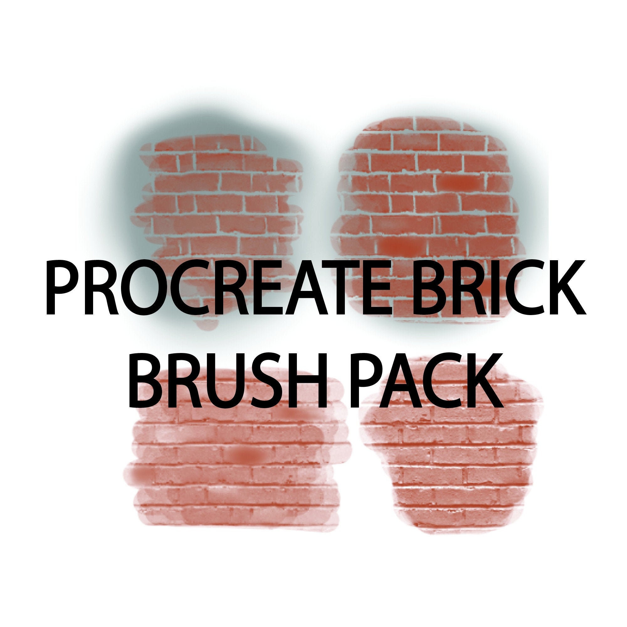 Procreate Brick Brush Pack Etsy