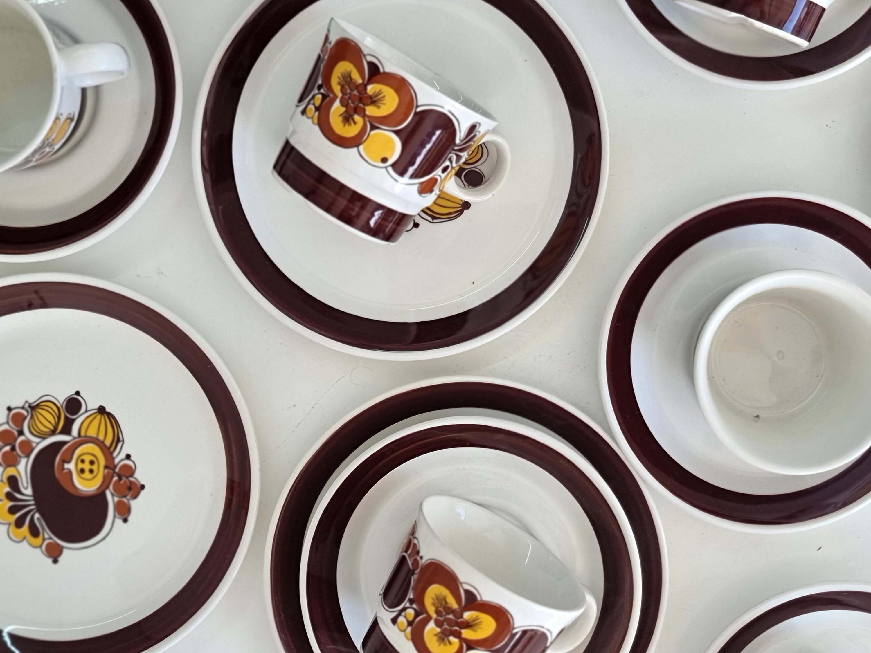 Vintage Turi Gramstad Oliver 'august' Coffee Sets + Sugar Vintage Turi Gramstad Oliver 'august' Coffee Sets + Sugar