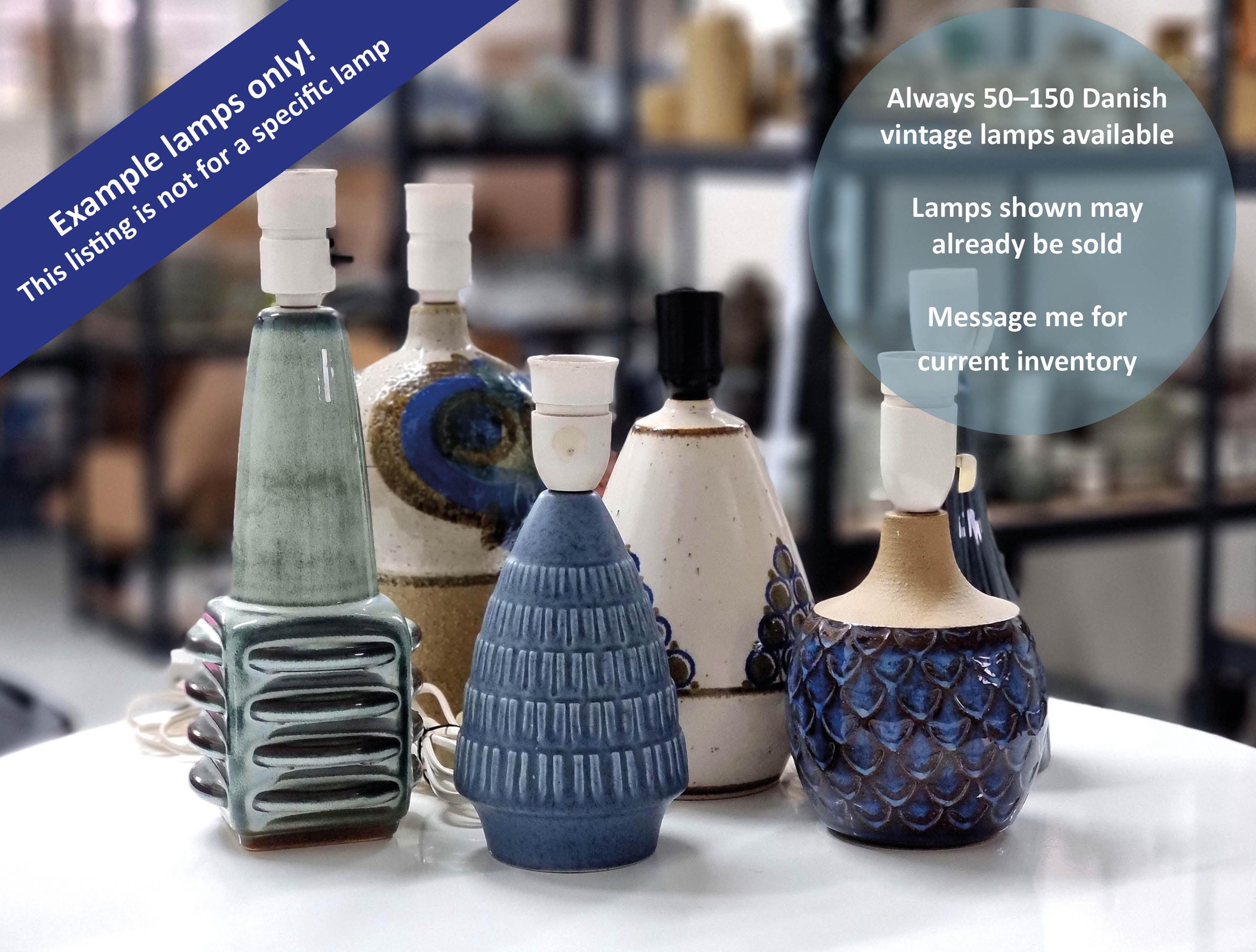 Mid century pottery table lamp - Etsy 日本