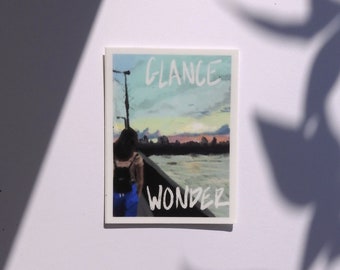 Glance/Wonder Sticker, Waterproof & Durable