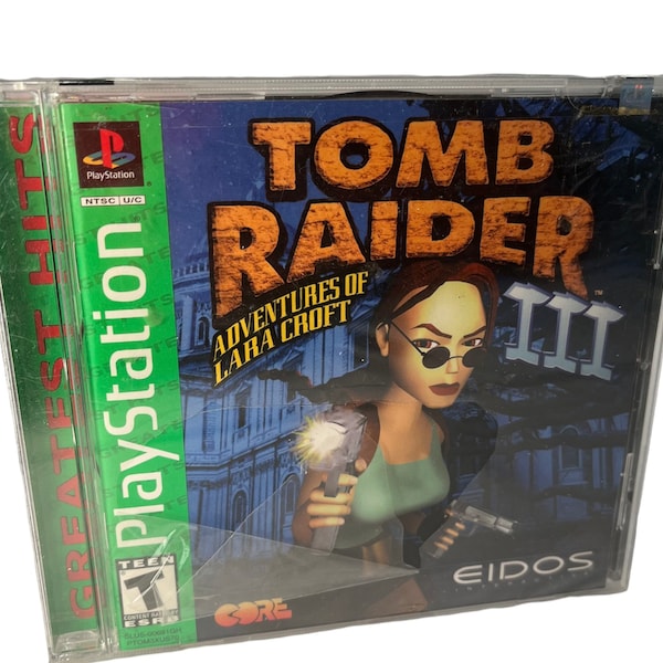 Tomb Raider III: Adventures of Lara Croft PlayStation PS1 Sealed