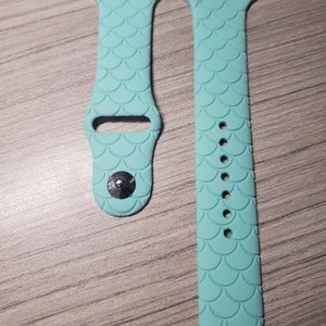 Mermaid Laser Engraved Watch Band