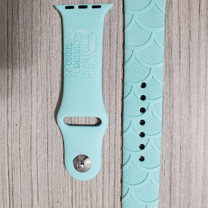 Of course I drink like a fish..... Laser Engraved Watch Band