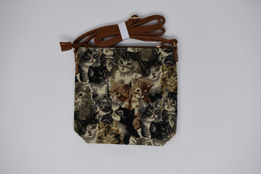 SL01 Cat Small Square Purse Etsy