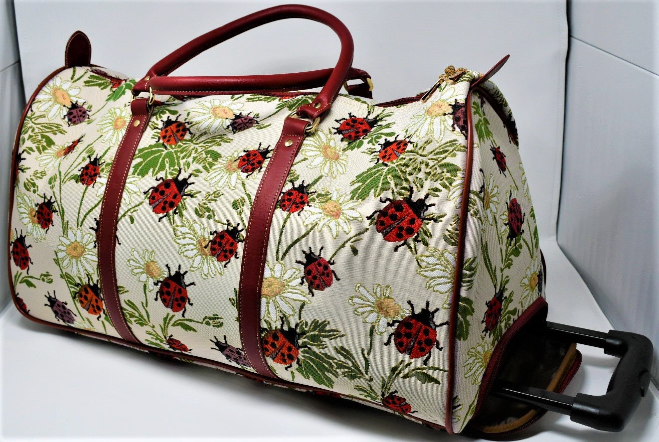 Tassen & portemonnees Bagage & Reizen Duffelbags 27527/T Ladybug Duffel Bag with Handle & Wheels 