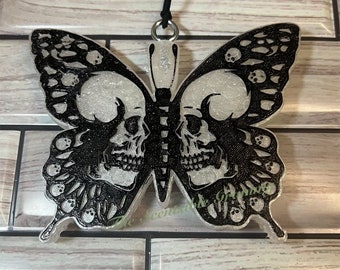 Skeleton Butterfly Car Freshie Large Air Freshener For Car Aroma Bead Doodle