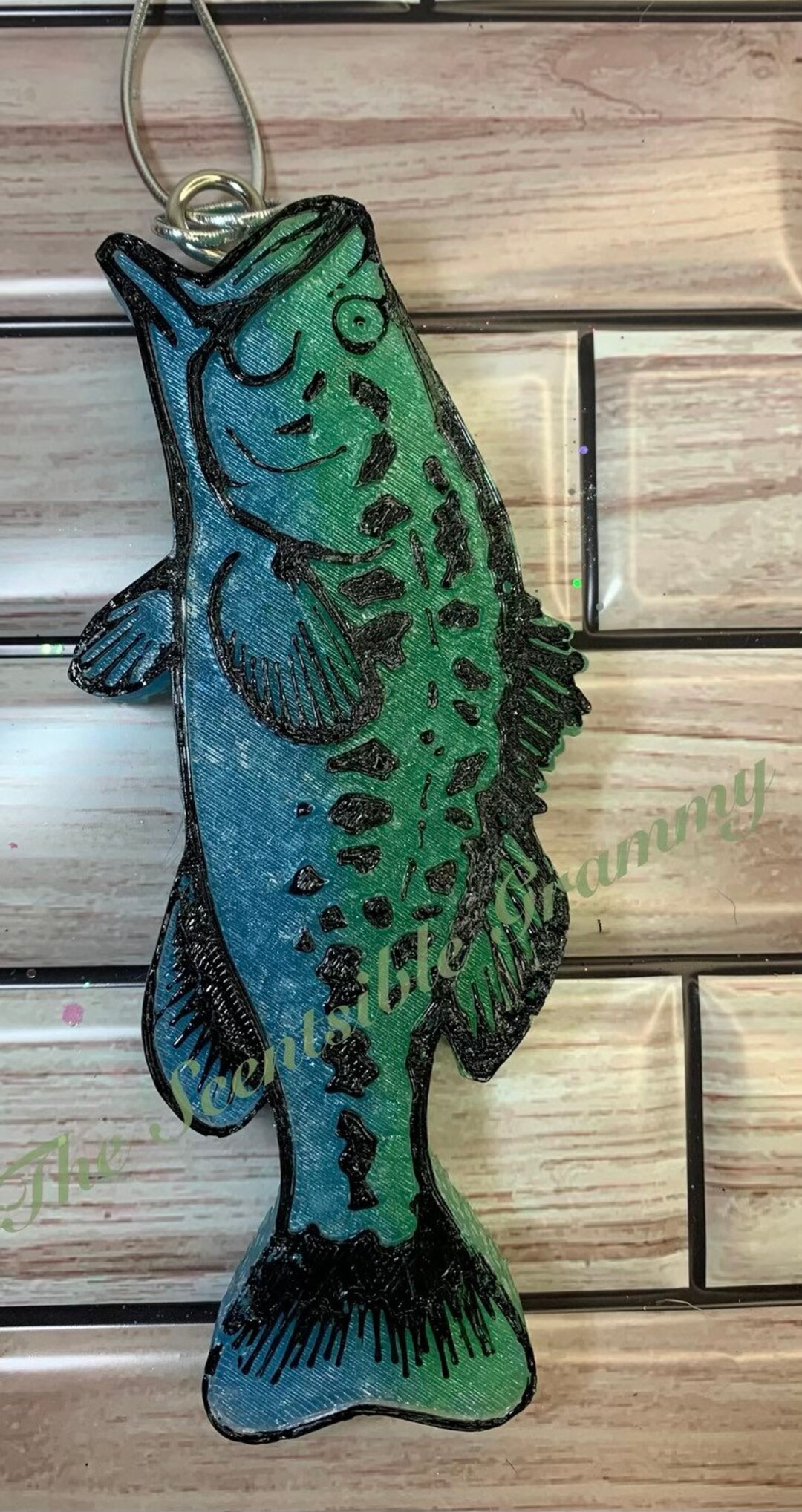 Car Freshie Bass Fish Large Air Freshener Car Scents Aroma Etsy