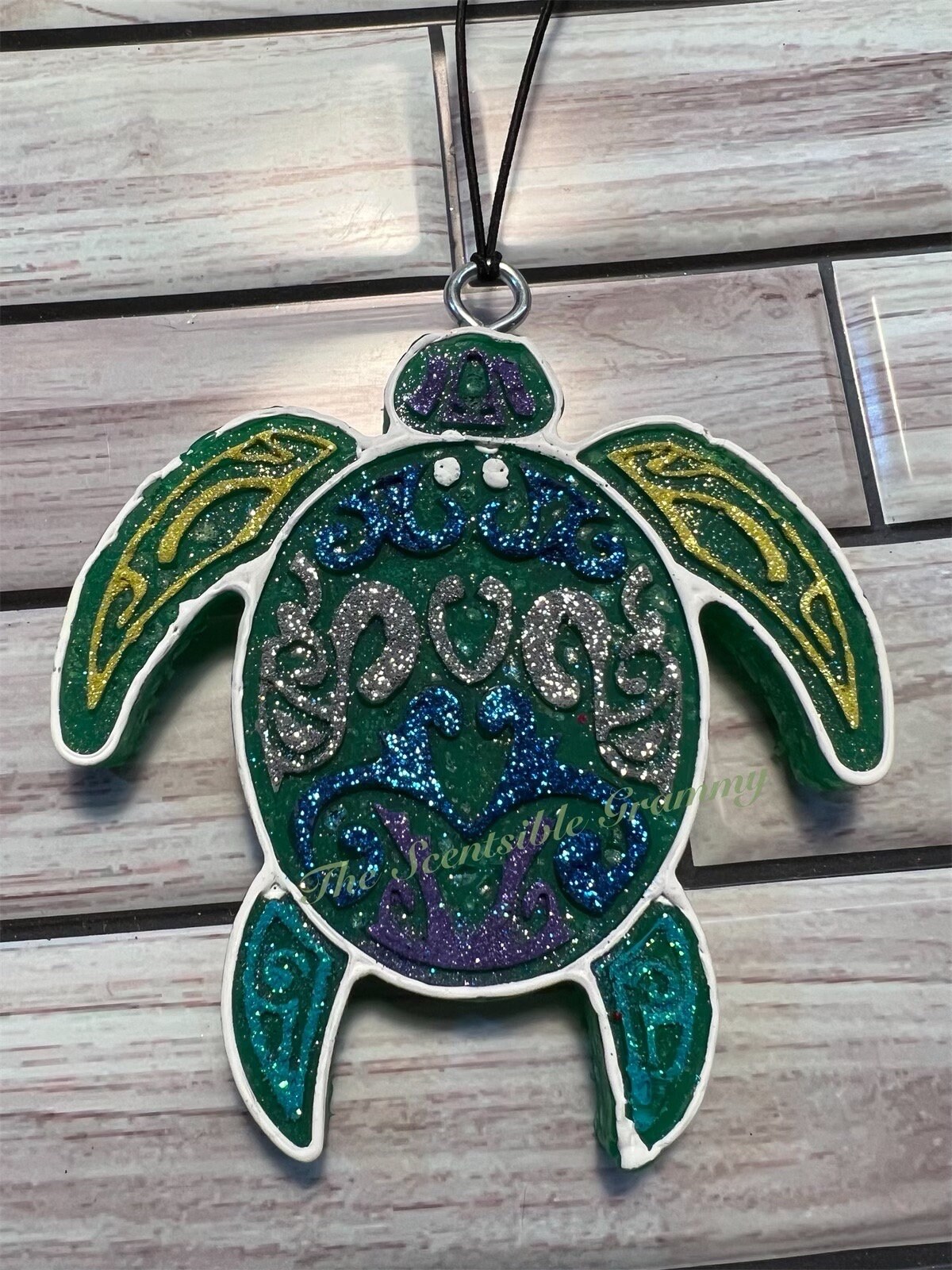 Sea Turtle Aroma Bead Car Air Freshener: Handmade Freshie