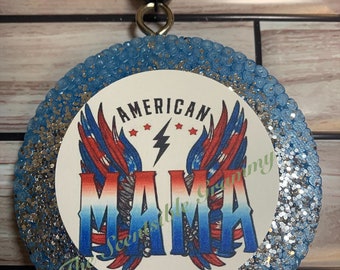 American Mama Round Freshie Air Freshener Car Scents Candle Accessory Wholesale Freshies