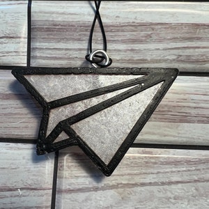 Paper Airplane Aroma Bead Car Air Freshener: Scented Freshie