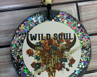 Wild Soul Round Freshie Air Freshener Car Scents Candle Accessory