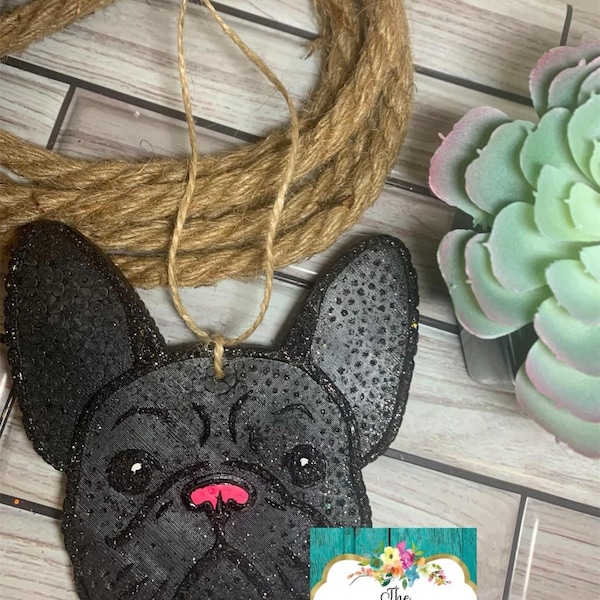 Frenchie French Bulldog Car Freshie Large Air Freshener For Car Aroma Bead
