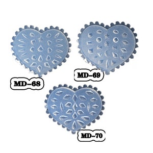 Creative Irregular Diamond Nail Art Resin Molds Nail Patch Silicone Mold Epoxy Nail Charm Mold Heart Star Flower Nail Decoration Mould