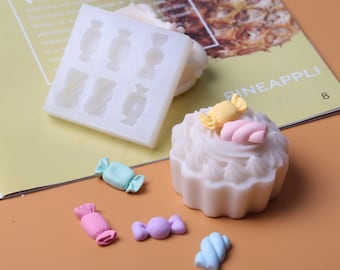 Candy Silicone Mold-Sweets Food Resin Mold-Jewelry Making Candle Ornament Mold Soap Plaster Resin Epoxy Chocolate Fondant Cake Decor mold