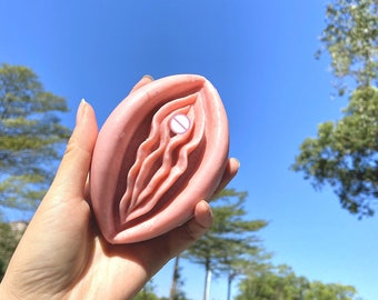 Molde de silicona de vagina-Molde de resina fondant de vagina vulva-Molde de vela genital femenina-Molde de jabón de vagina-Molde de decoración de pastel de chocolate-Moldes de resina epoxi