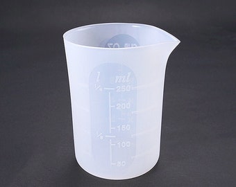 250 ml capacity silicone measuring cup-Use for resin molds craft production-Resin craft tools