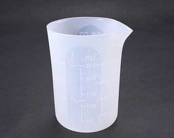 250 Ml Capacity Silicone Measuring Cup Use For Resin Molds Etsy