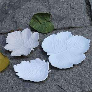Maple Leaf Silicone Tray Mold DIY Concrete Jewelry Storage Dish Plate Resin Mould Ashtray Cement Clay Mold Home Table Decoration