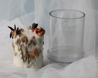 Stor cylindrisk aromljusform/gipsform/Gör-det-själv-ljusform ljuspyssel