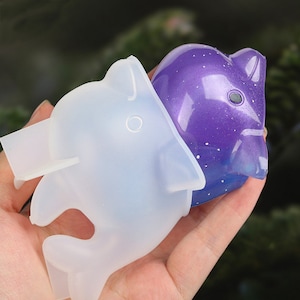 dolphin resin mold-Sea animal silicone mold-Silicone decoration mold-Aromatherapy plaster mold-Cartoon dolphin mold