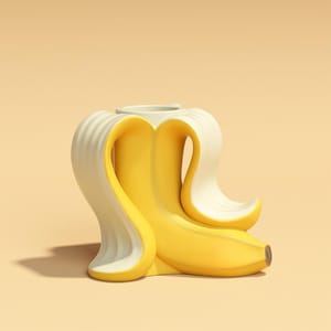 バナナキャンドルスティックシリコンモールド - バナナキャンドルホルダー樹脂モールド - シリコンティーキャンドルホルダーモールド - コンクリートセメント石膏キャンドルホルダーモールド