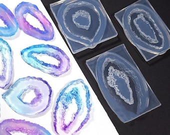 NEW Crystal Gems Stone resin Mold/ Crystal Mold/Earring pendant silicone molds for jewelry /ring pendant making