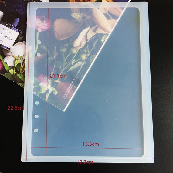 A5 A6 A7 Notebook Cover Stampo in silicone Stampi in resina epossidica