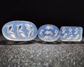 3D Goldfish Silicone Mold-Mini Cute Goldfish Resin Mold-Transparent Goldfish Mold-Goldfish Fish Mold- 3D Goldfish Lovely Animal mold